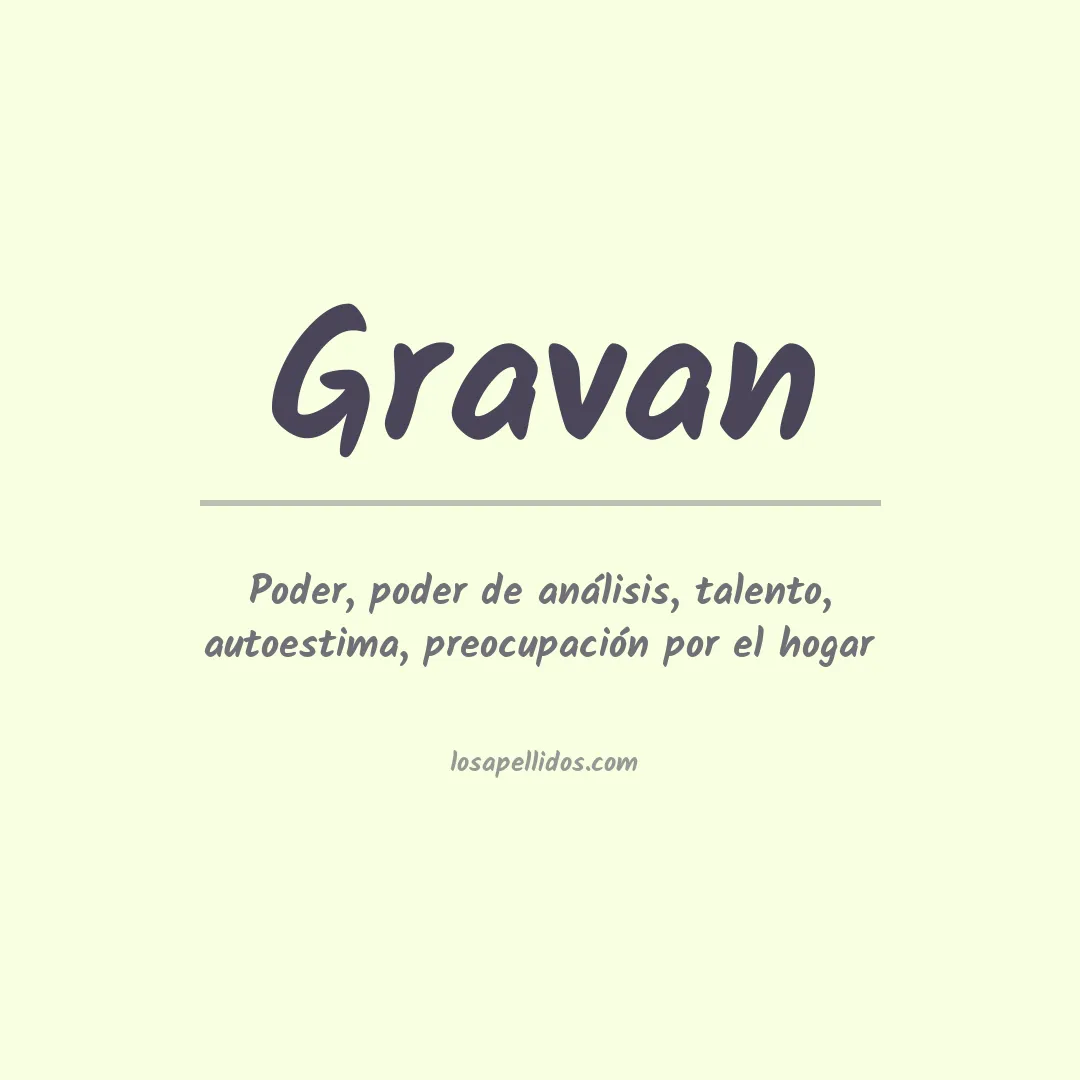Apellido Gravan