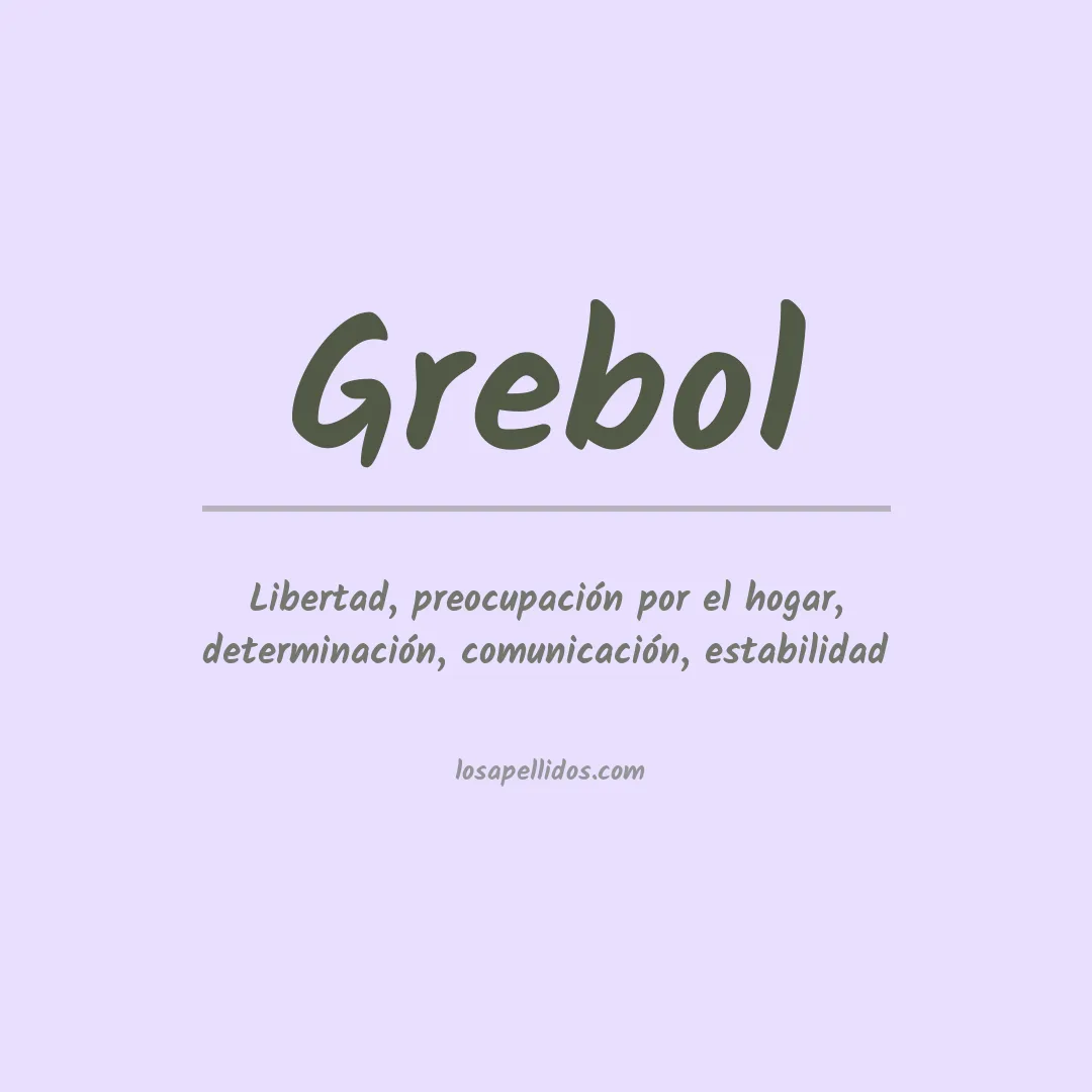 Apellido Grebol