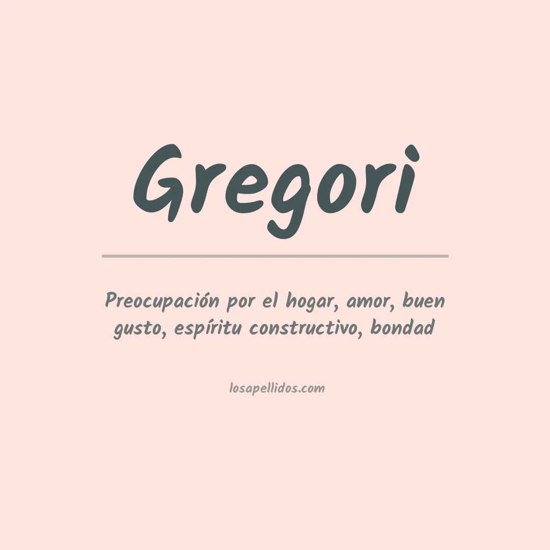 Apellido Gregori