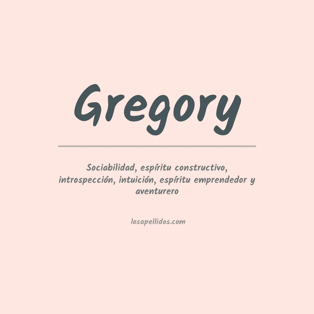 Apellido Gregory