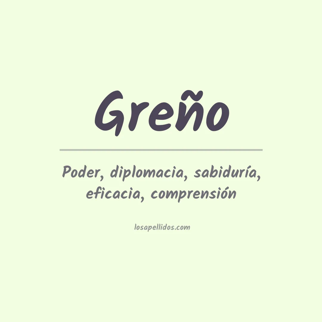 Apellido Greño