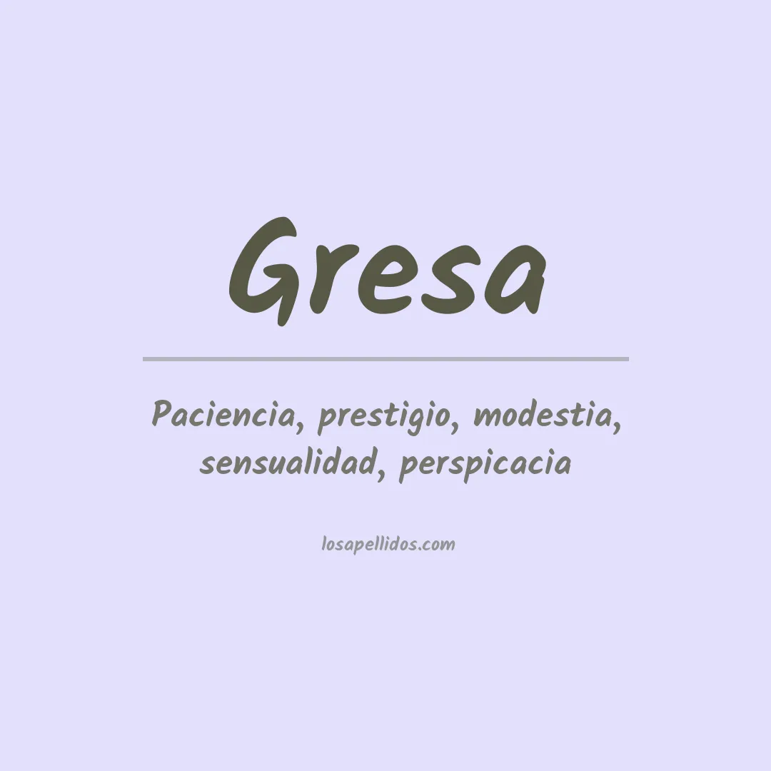 Apellido Gresa