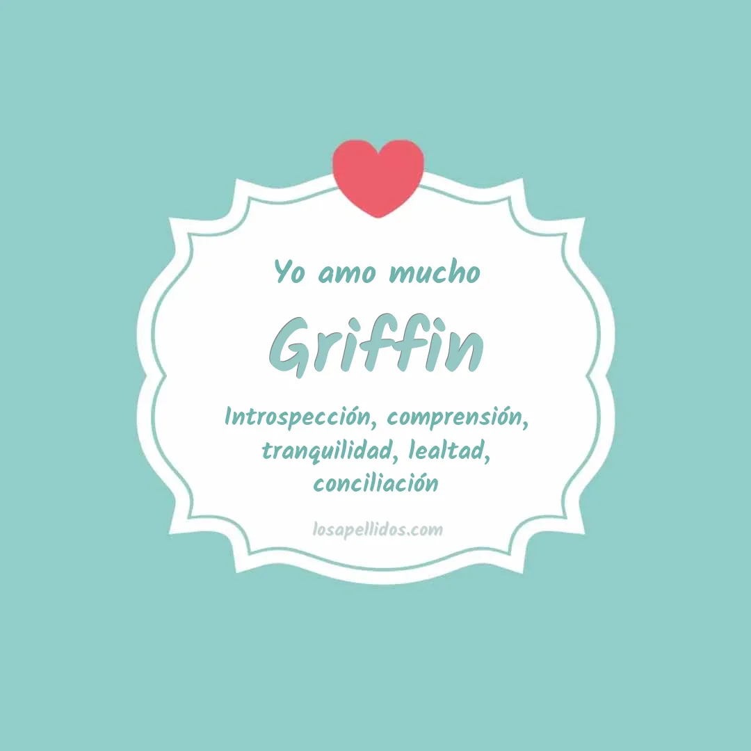 Yo amo mucho Griffin