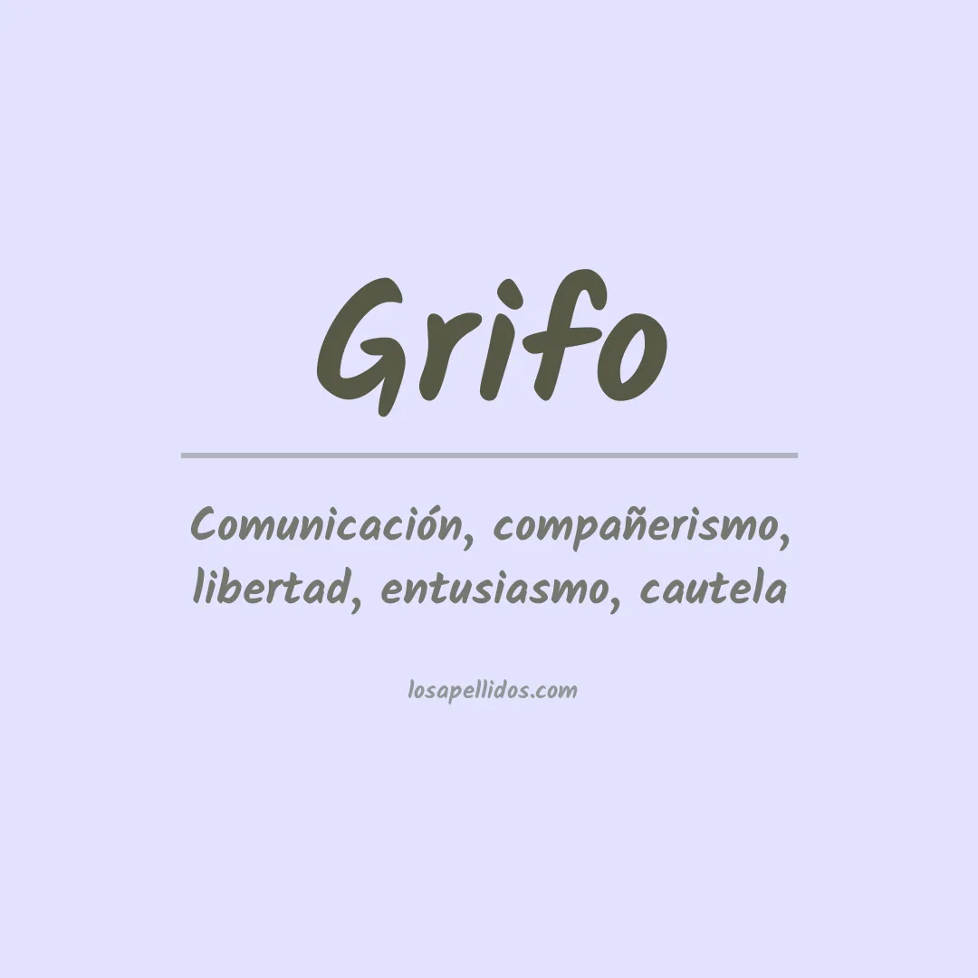 Apellido Grifo