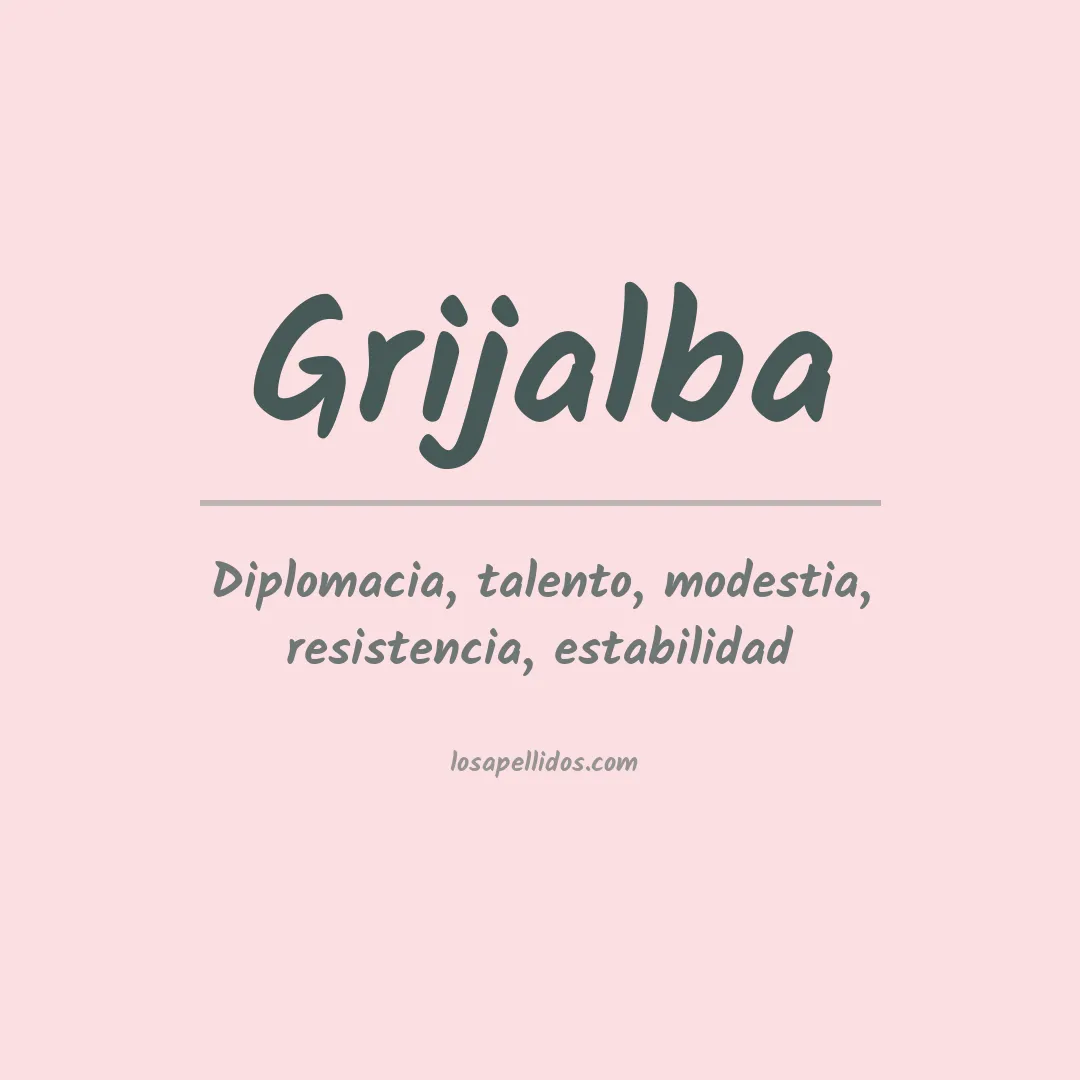 Apellido Grijalba