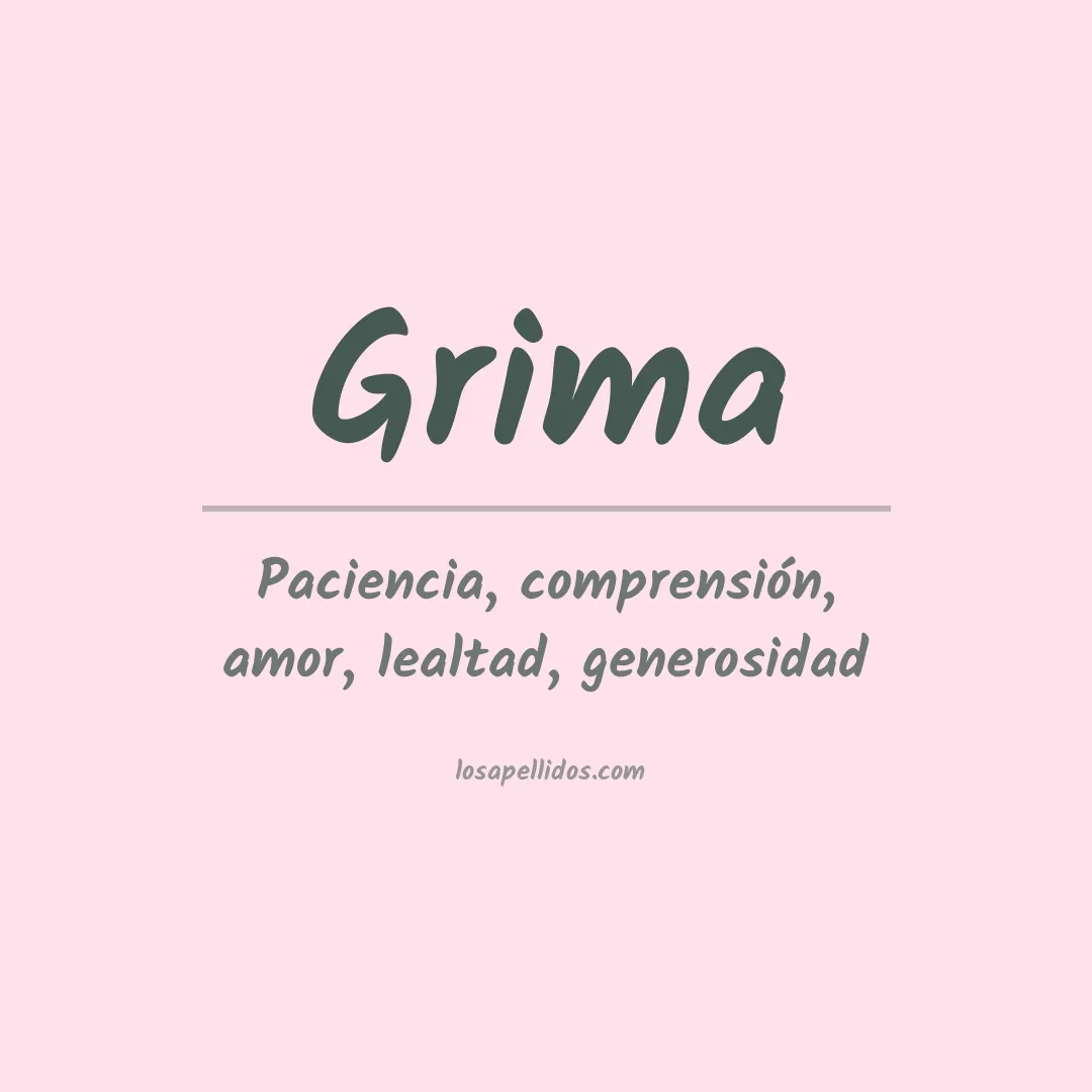 Apellido Grima