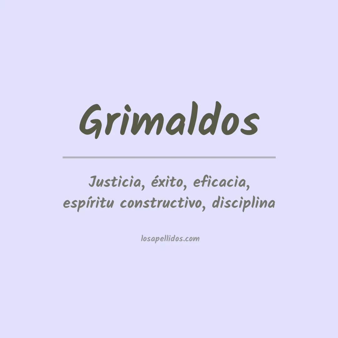 Apellido Grimaldos