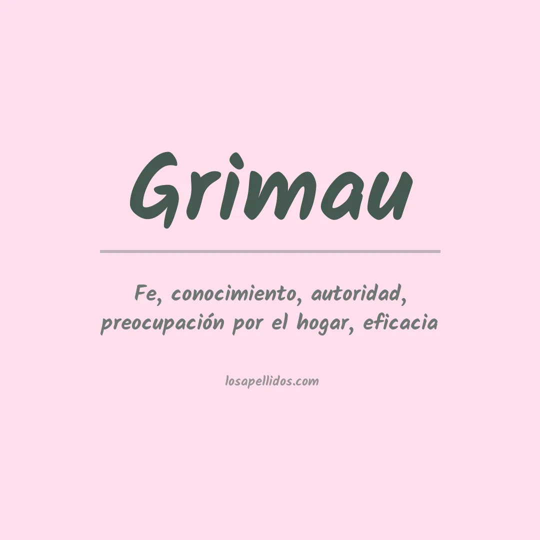 Apellido Grimau