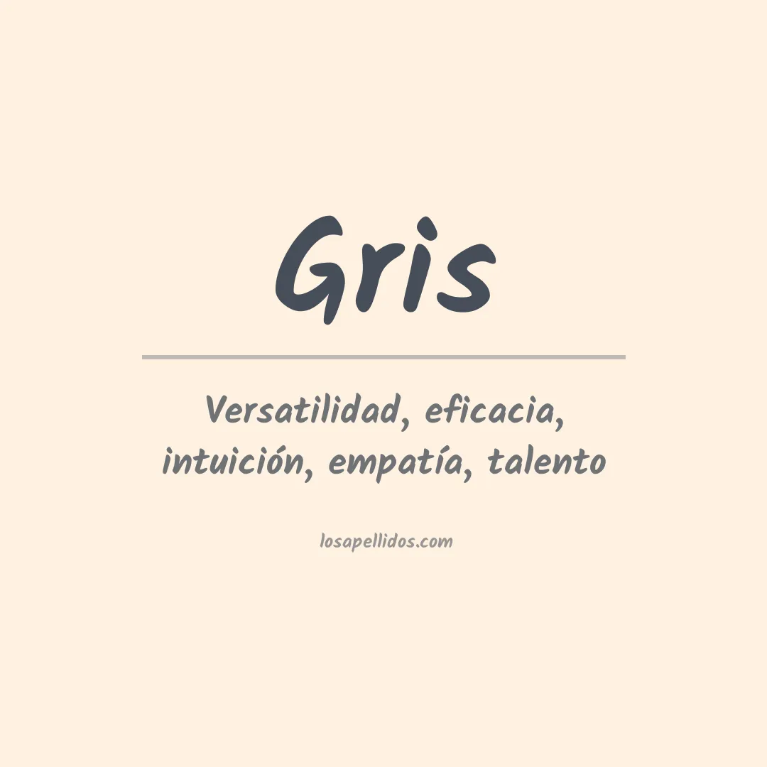 Apellido Gris