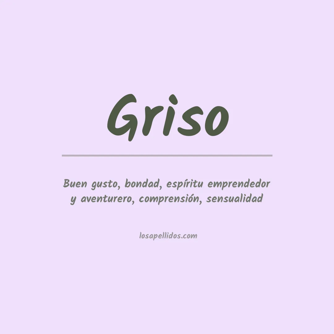 Apellido Griso