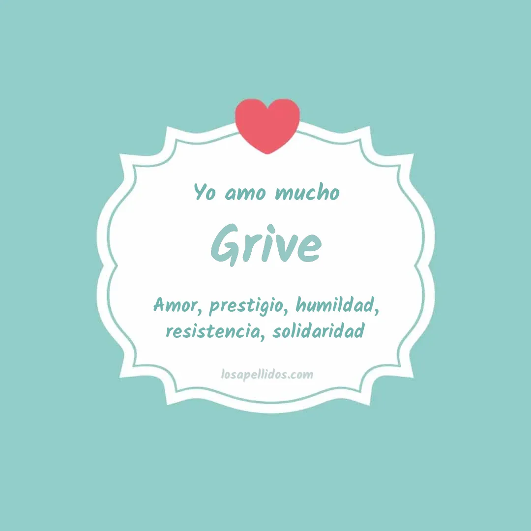 Yo amo mucho Grive