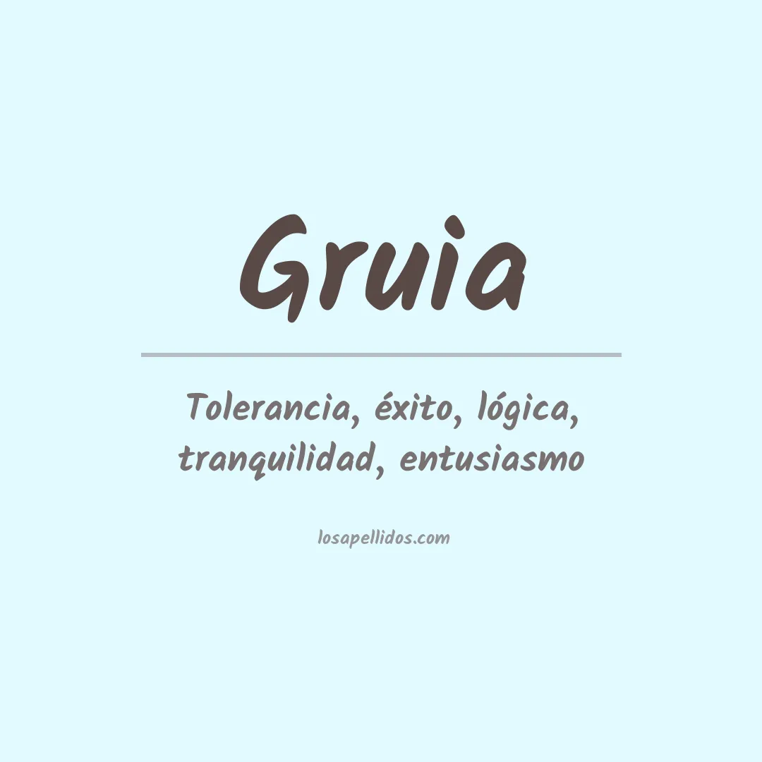 Apellido Gruia