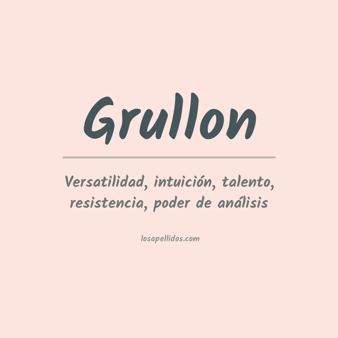 Apellido Grullón