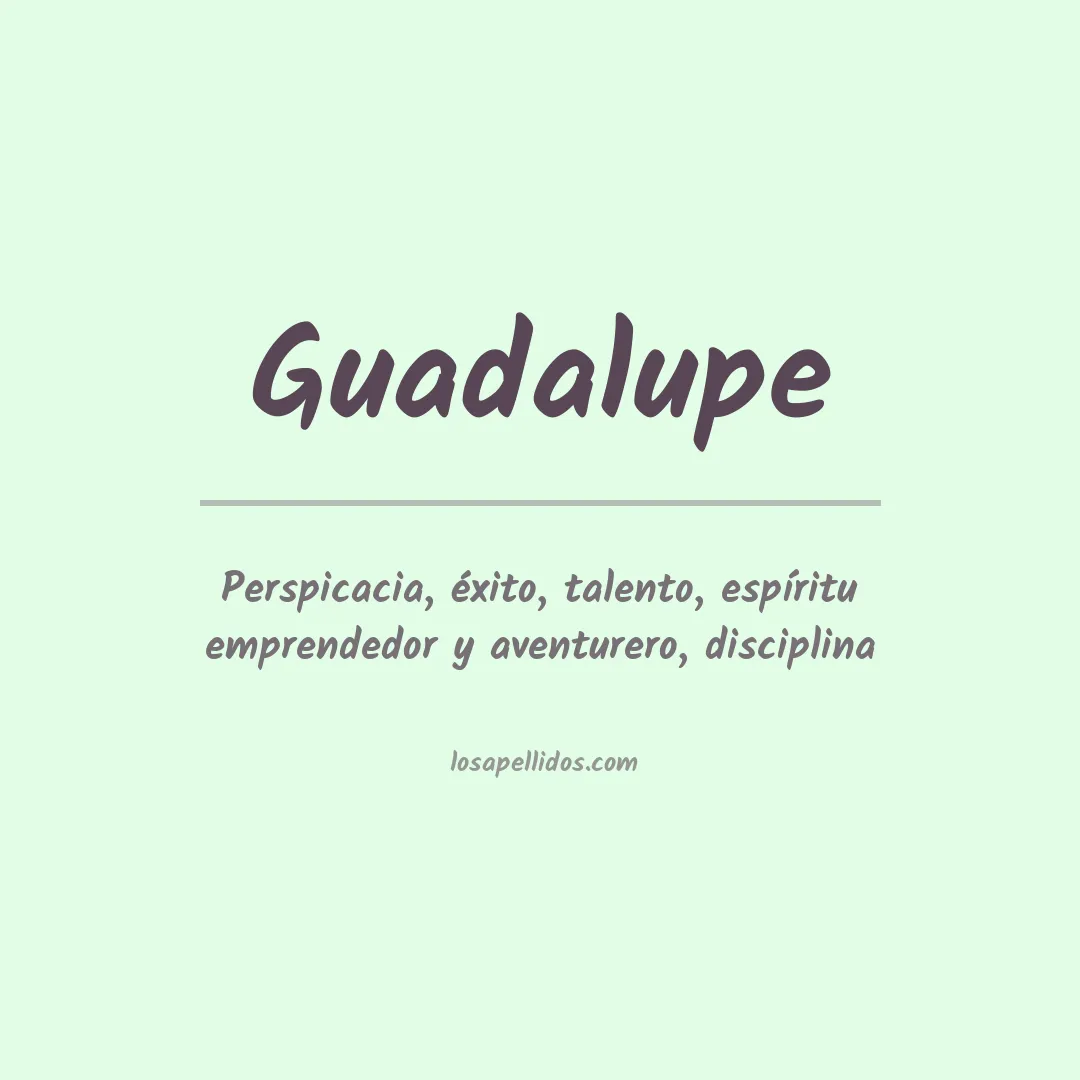Apellido Guadalupe