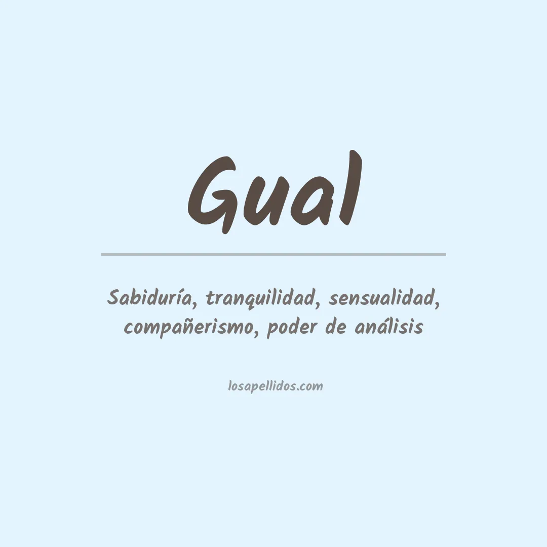 Apellido Gual