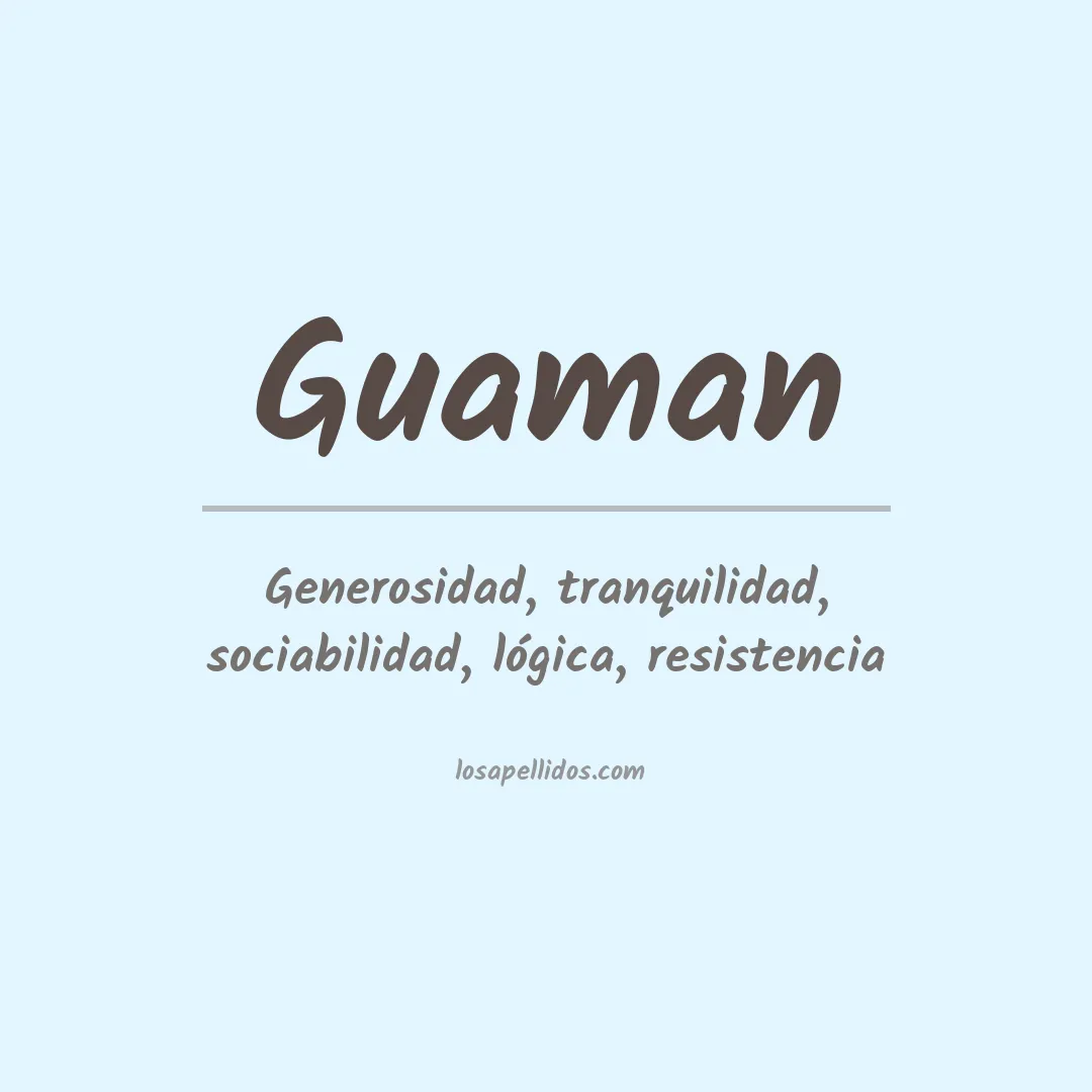 Apellido Guamán
