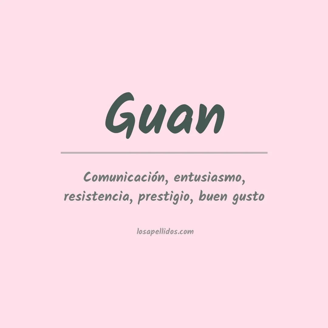 Apellido Guan