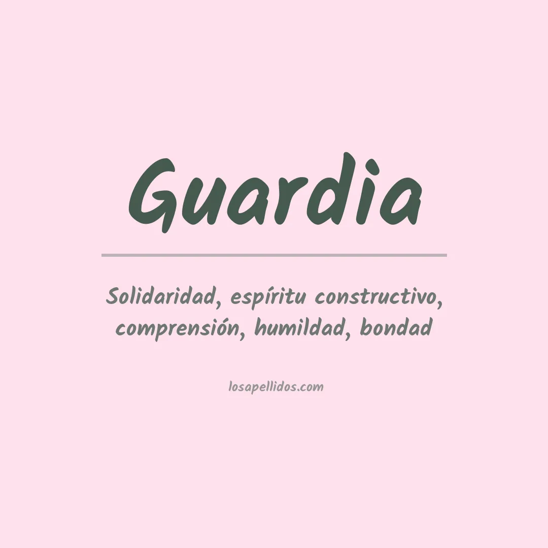 Apellido Guardia