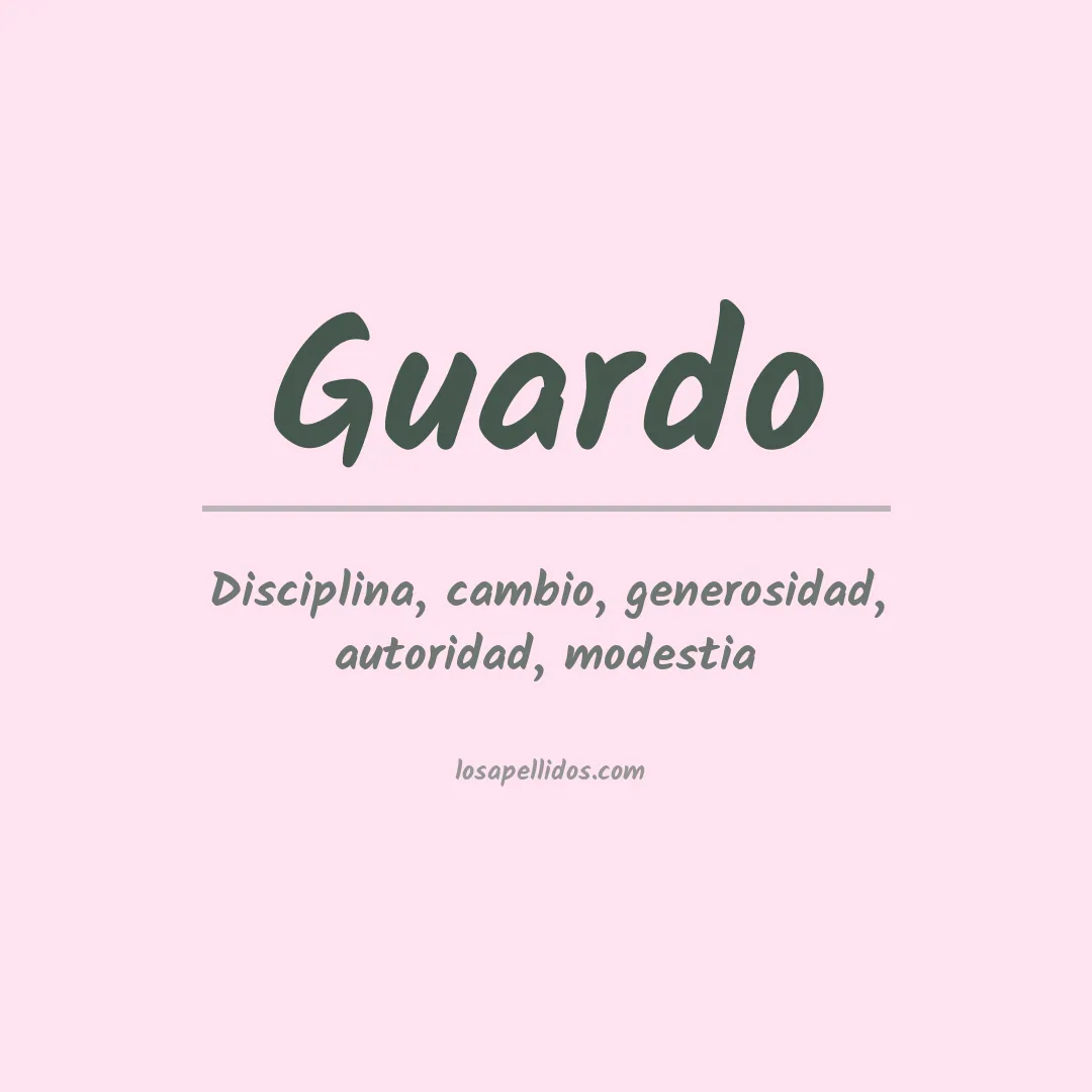 Apellido Guardo