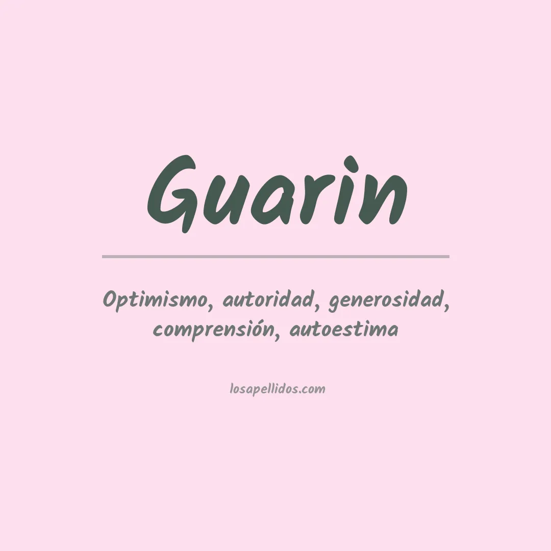 Apellido Guarín