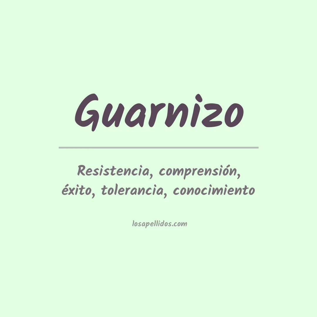 Apellido Guarnizo