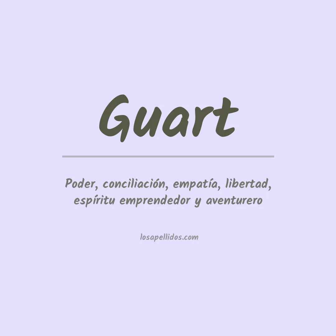 Apellido Guart