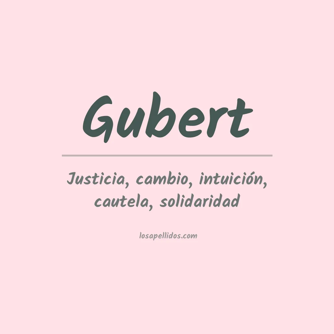 Apellido Gubert