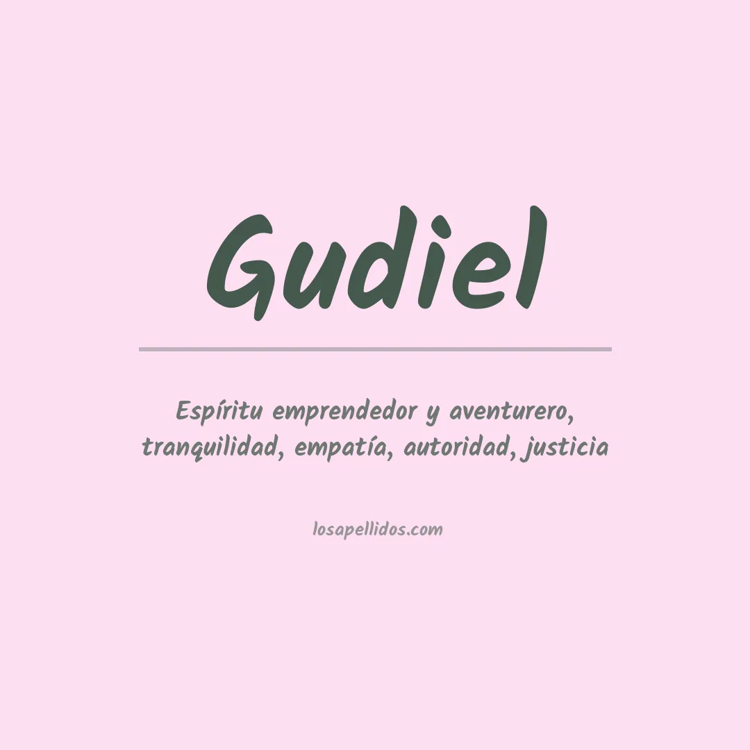 Apellido Gudiel