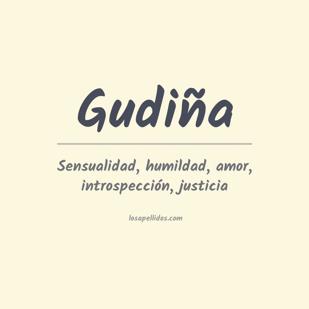 Apellido Gudiña