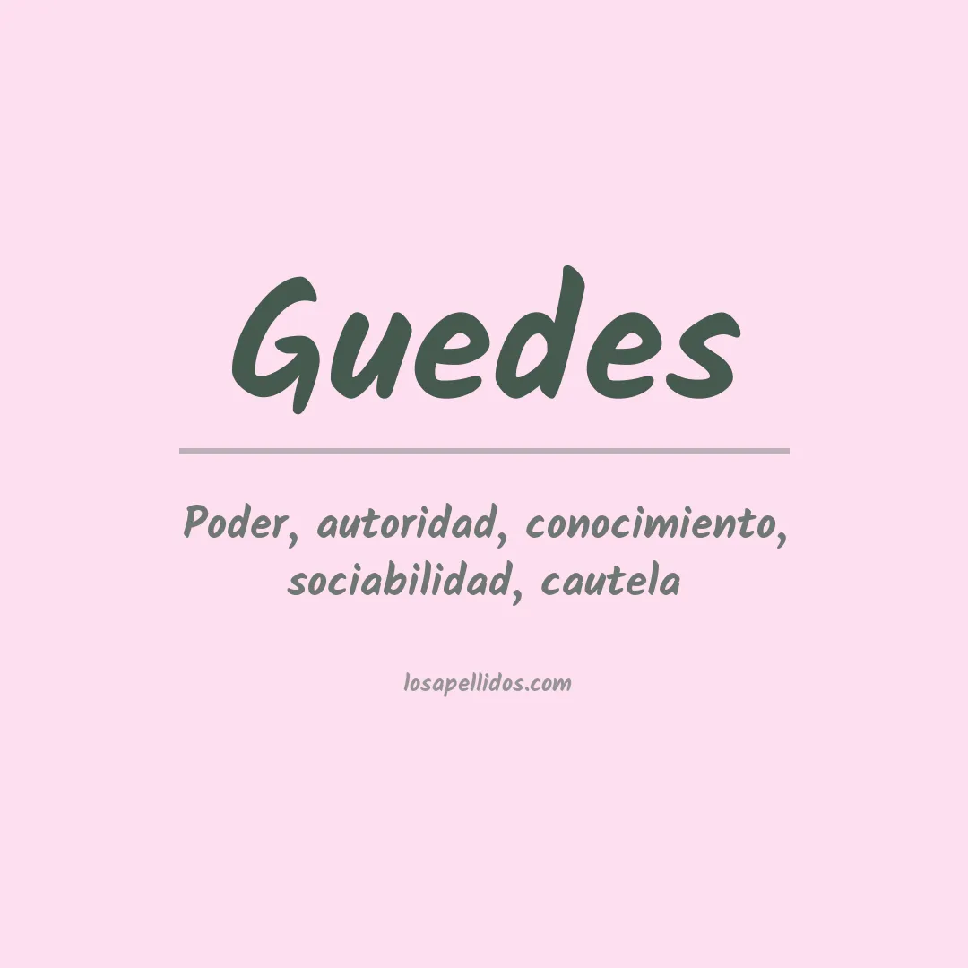 Apellido Guedes