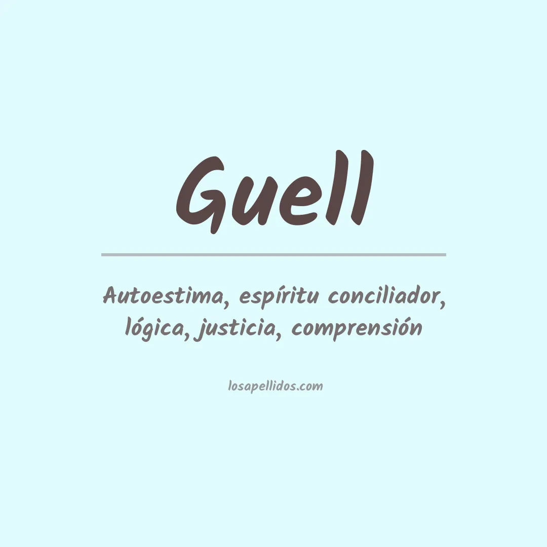 Apellido Guell