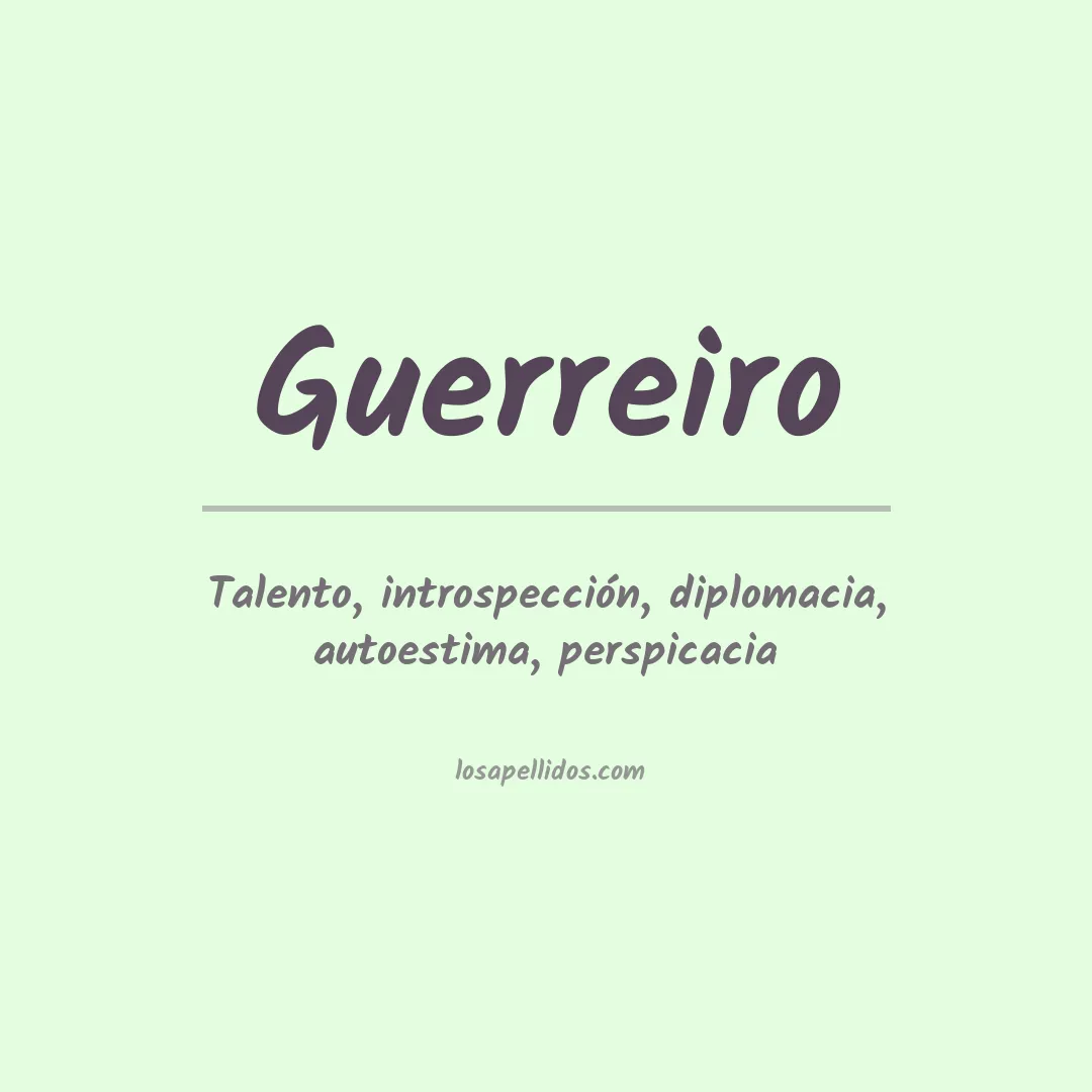 Apellido Guerreiro