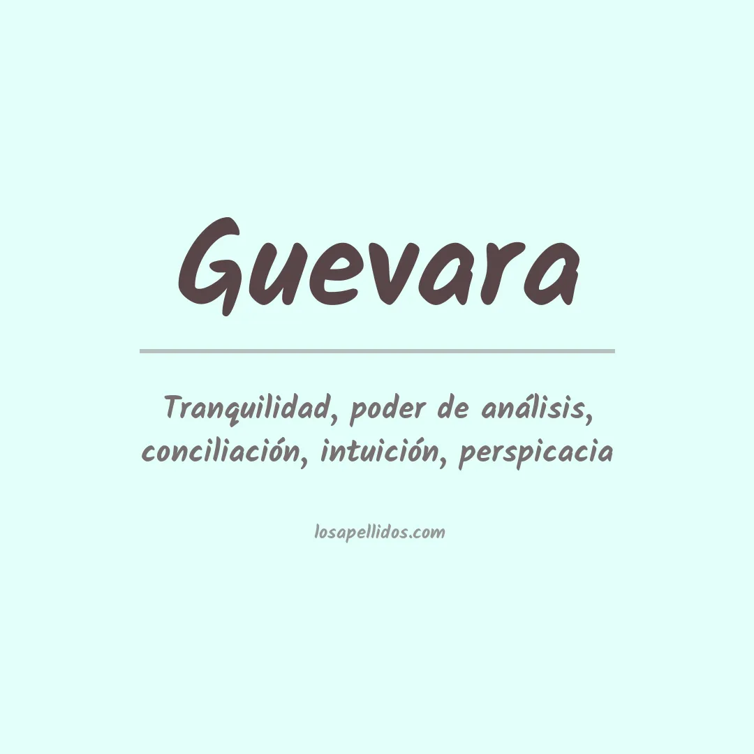 Apellido Guevara