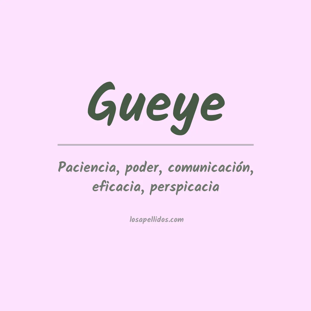 Apellido Gueye