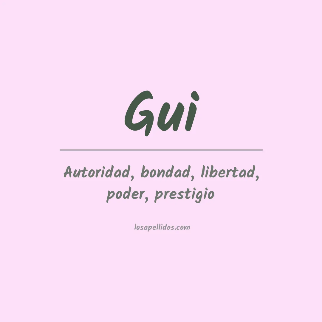 Apellido Gui