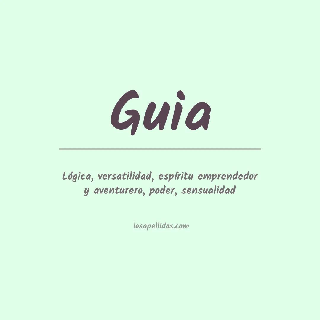 Apellido Guia