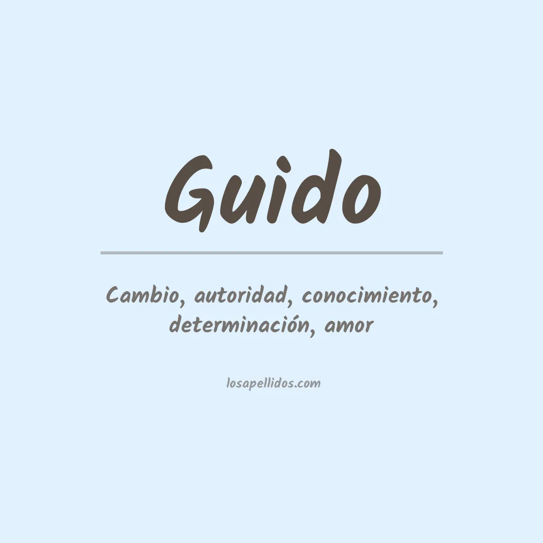 Apellido Guido