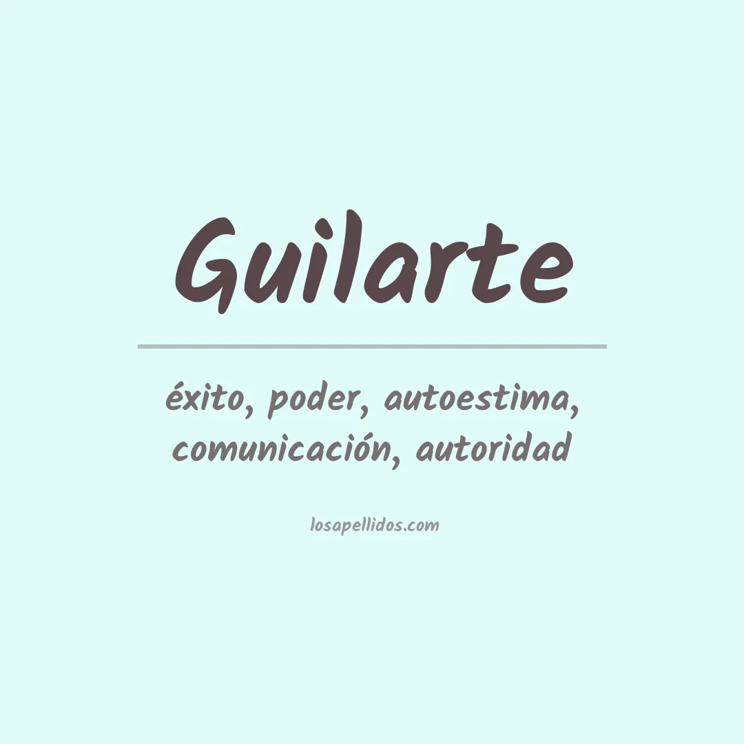 Apellido Guilarte