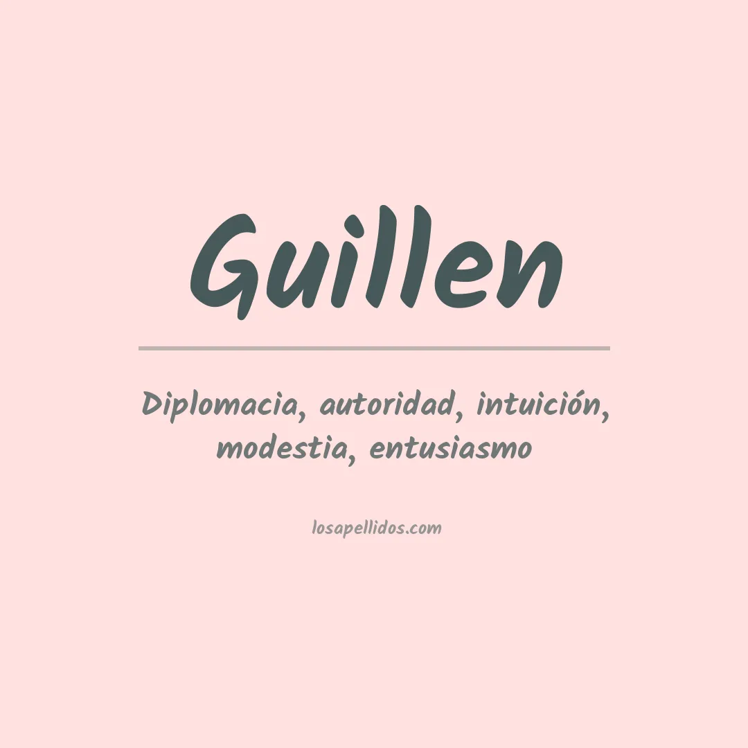 Apellido Guillén