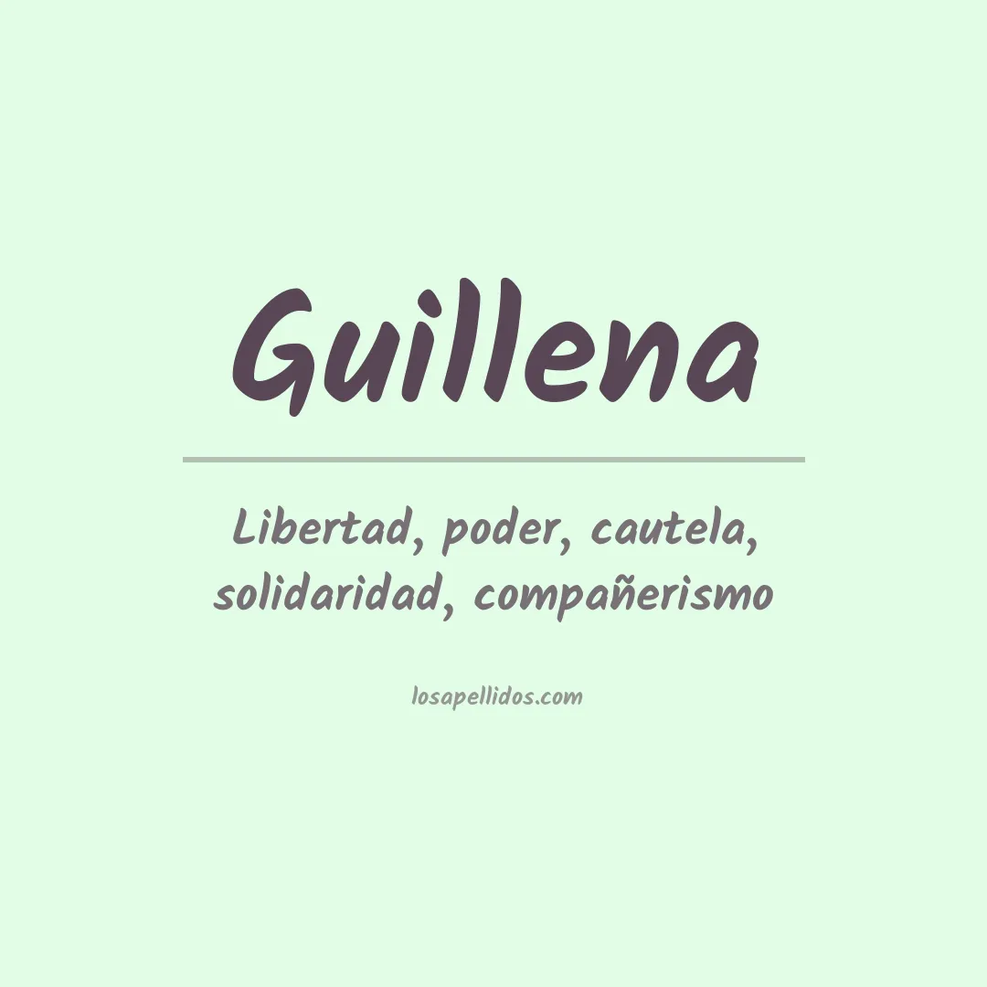 Apellido Guillena