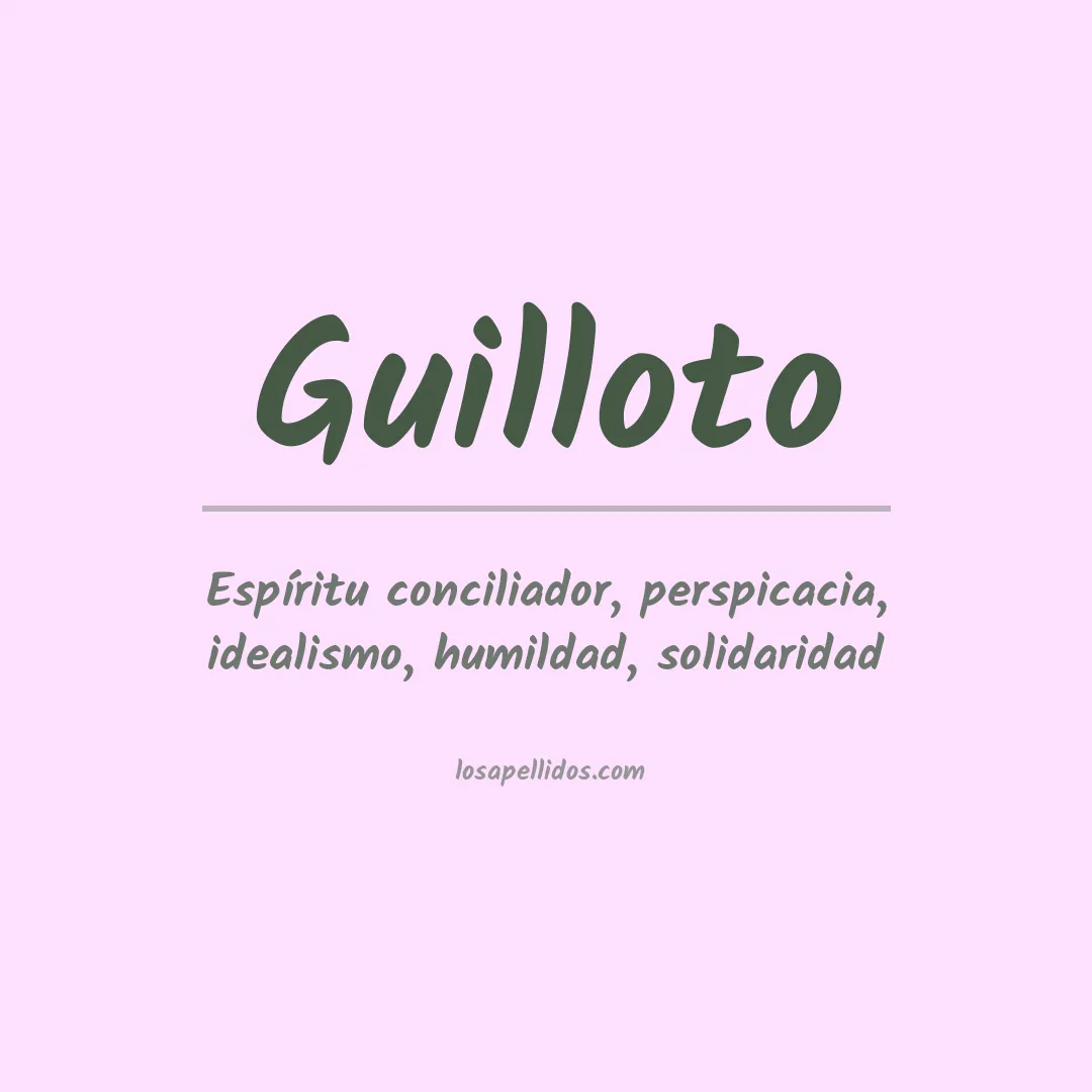 Apellido Guilloto