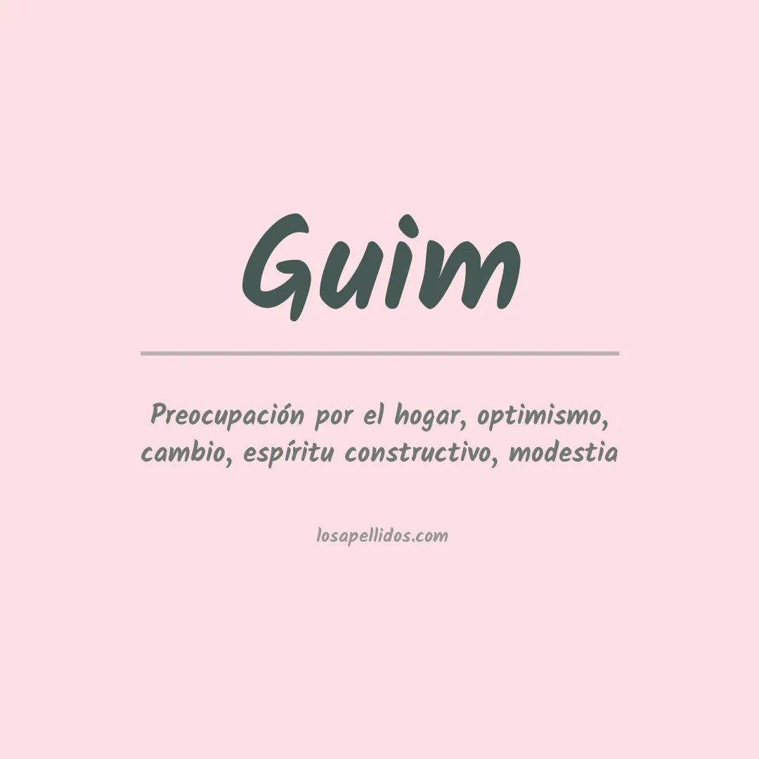 Apellido Guim