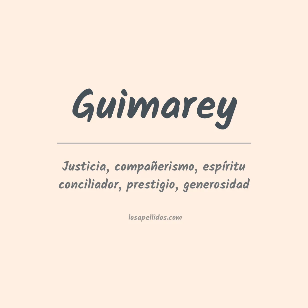 Apellido Guimarey