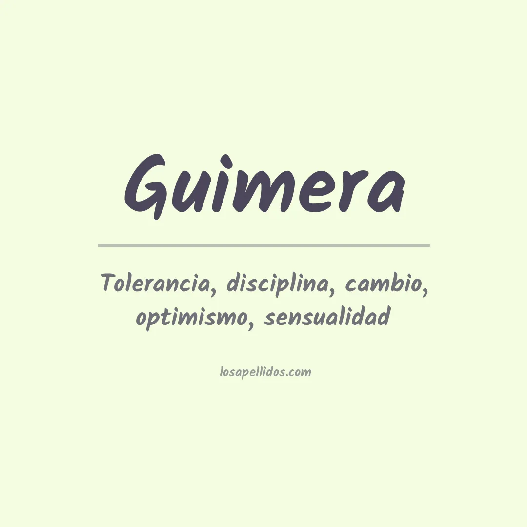 Apellido Guimera