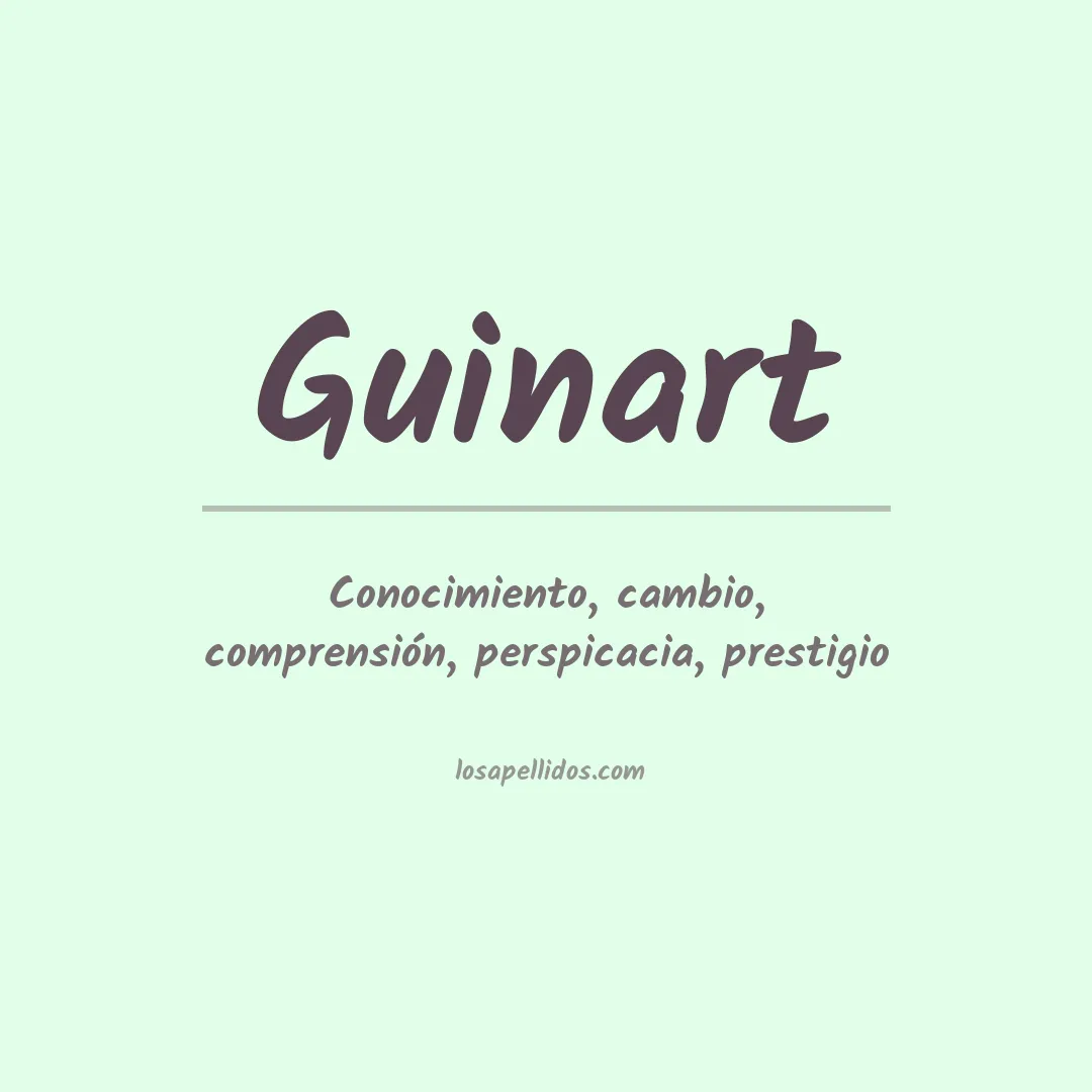 Apellido Guinart