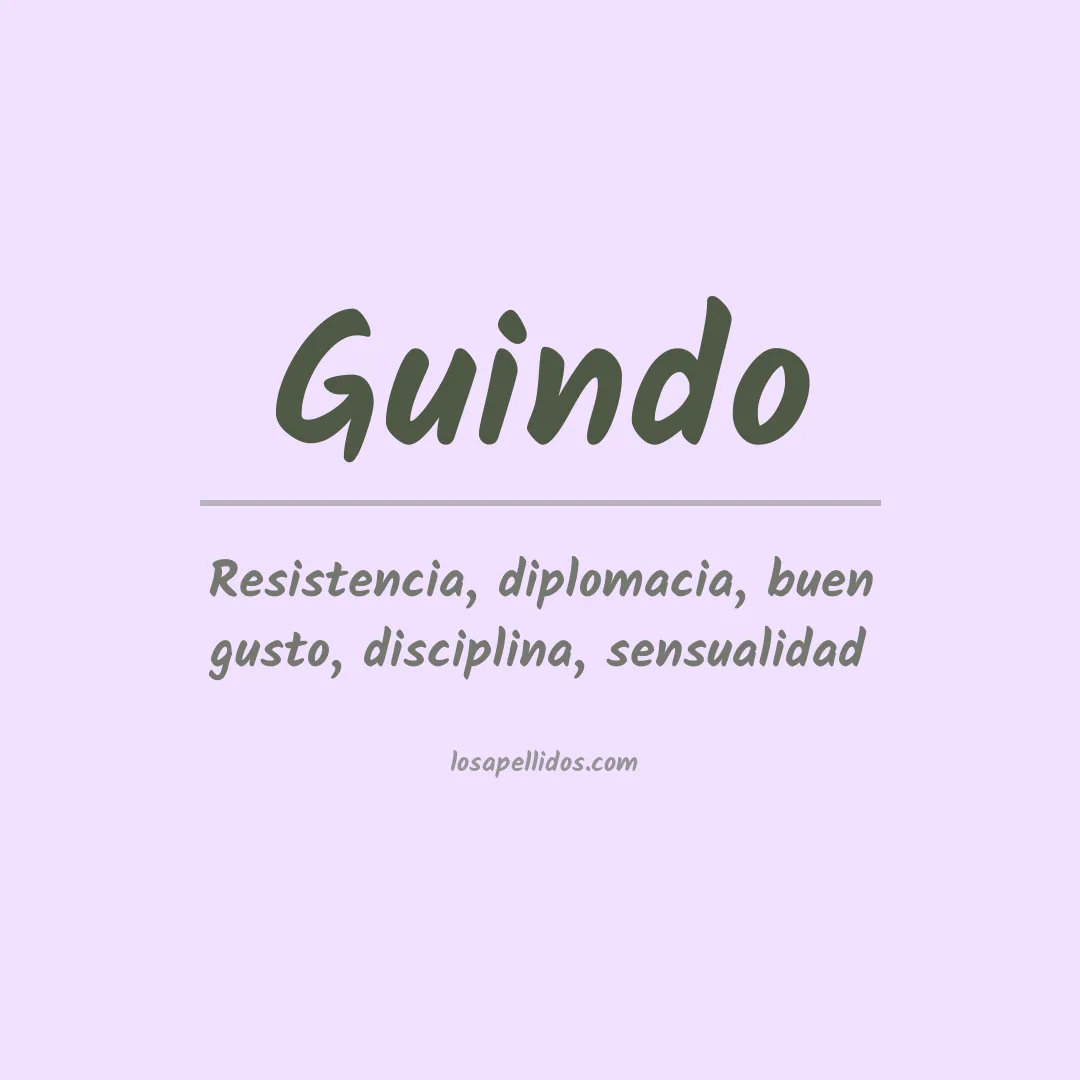 Apellido Guindo