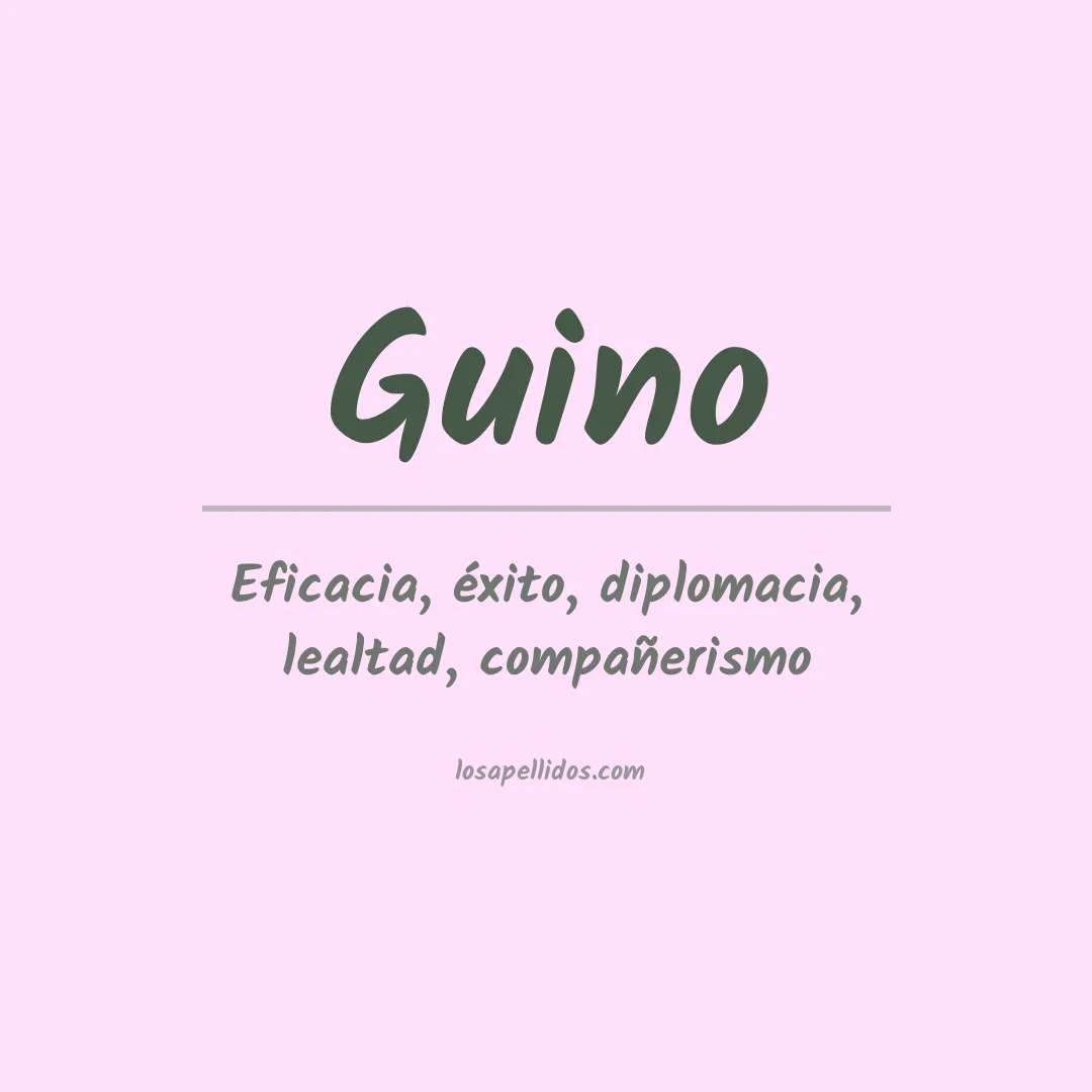 Apellido Guino