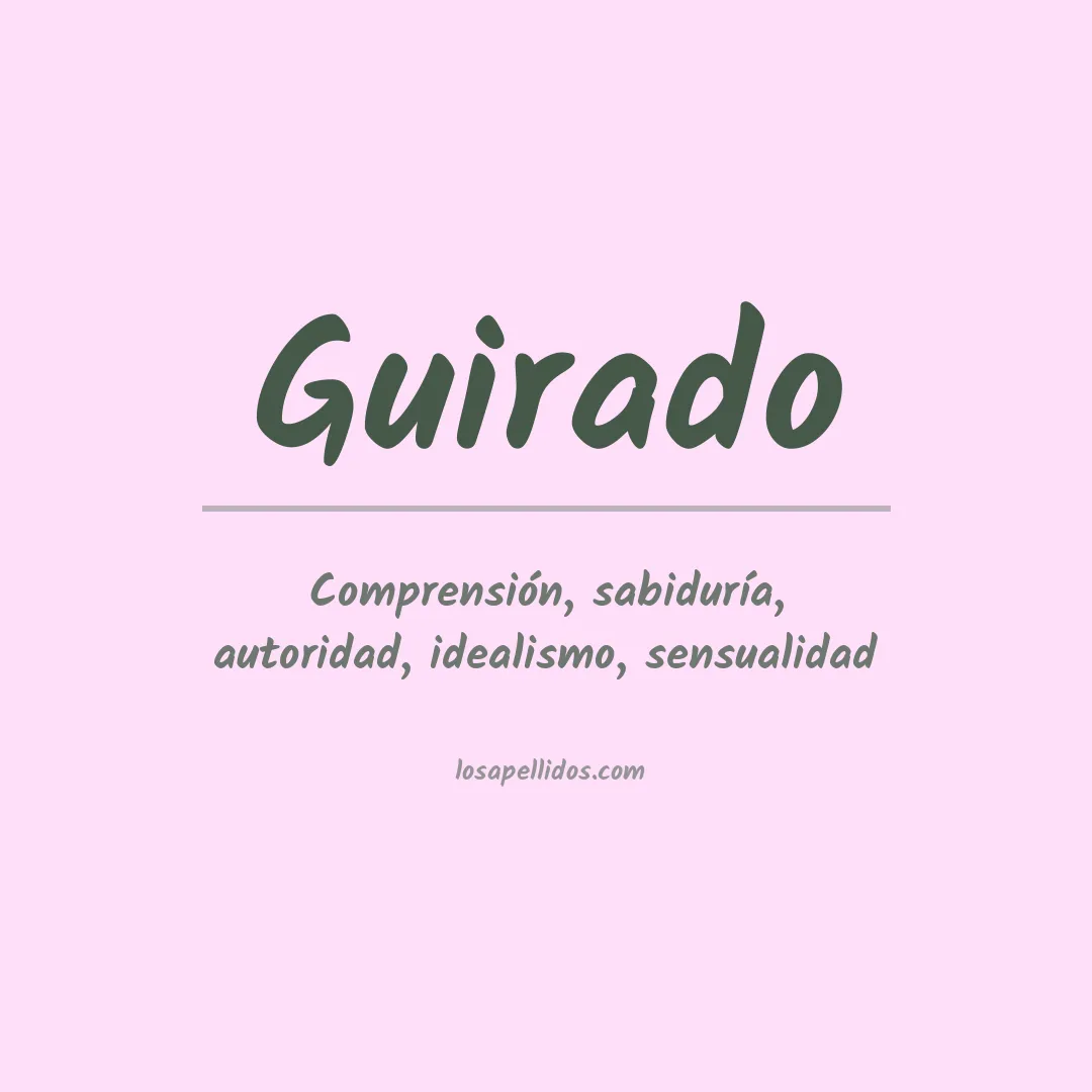 Apellido Guirado