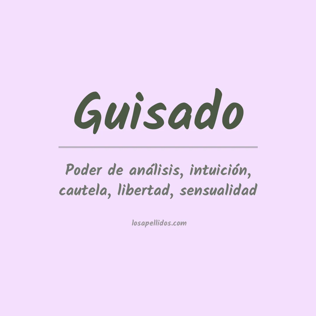 Apellido Guisado