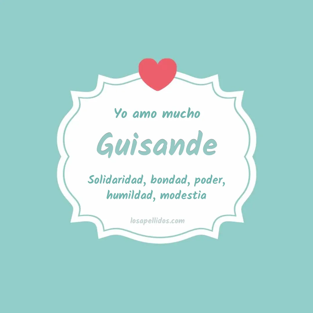 Yo amo mucho Guisande